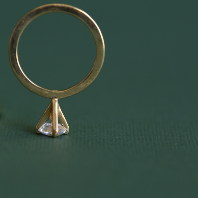 טבעת איריס יהלום  0.50 קראט